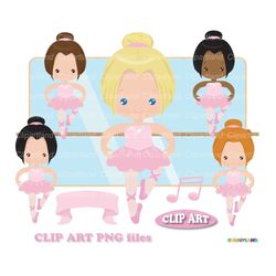 INSTANT Download. Ballet clip art. CB_27. Personal and commercial use.