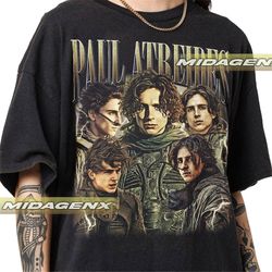 Limited Paul Atreides Timothee Chalamet Vintage T-Shirt, Gift For Women and Man Unisex T-Shirt
