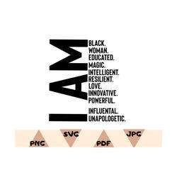 I Am Black Woman Png Svg,I am black history Png Svg,Black Girl Magic Svg Png,Boss Lady Png,Black Lives Matter Svg,Black
