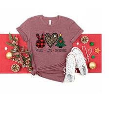 Peace Love Christmas Shirt, Love Christmas Y'all Shirt,Christmas Shirt,It is the Most Wonderful Time Of The Year,Matchin