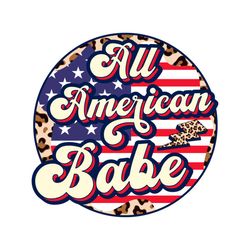 Au American Flag Babe Leopard 4th July PNG