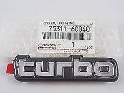 Toyota Turbo Emblem