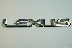 LEXUS TRUNK EMBLEM Chrome Badge Logo