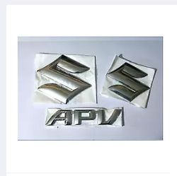 Suzuki APV Emblems set of 3 Piece