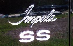 impala ss cal logo badge emblem