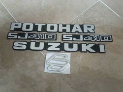 Suzuki Potohar 5 Piece Emblem Set
