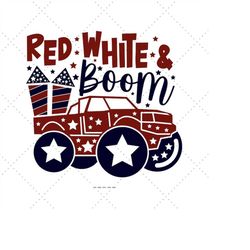 American Freedom, USA Kids Svg, Boy Shirt Svg, 4th of July Svg Kids, Memorial Day Svg, Red White Blue Truck