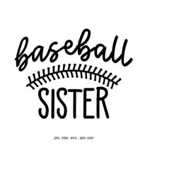 Baseball Sister, Sister Baseball, Baseball Shirt Svg, Baseball Design, Baseball Fan, Biggest Fan Shirt, Baseball Svg