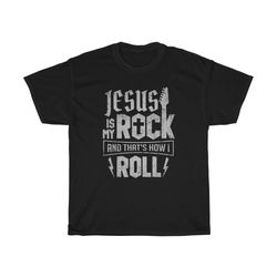 Jesus Is Our Rock Inspirational T-Shirt