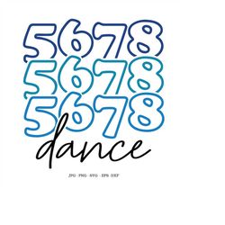 8 Counts, Dance Shirt, Dance Clip Art, Dance PNG, Dance Teacher Gift
