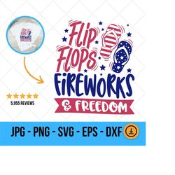 Fireworks Freedom, Freedom Svg, USA Freedom Png, Happy 4th of July Svg