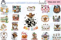 Western Halloween Sublimation Bundle