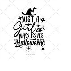 Halloween Lover, Halloween Lover Gift, Mug Svg, Creepy Cute, Witch Clipart, Girl Who Loves