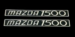 MAZDA 1500 2 Piece Fender Emblem