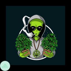 Alien With Cannabis Svg, Trending Svg, Alien Svg, Cannabis Svg, Cannabis Weed Svg, Weed Svg, Smoking Alien Svg, Alien Lo