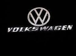 Volkswagen Emblem 2 Piece Set In Metal