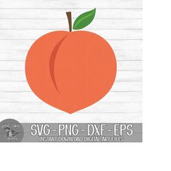 Peach - Instant Digital Download - svg, png, dxf, and eps files included!