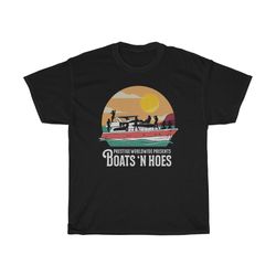Rapping Boats Hoe's Boating Singing Funny T-Shirt