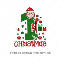 Santa Embroidery, My First Christmas, First Christmas, Christmas Designs, Machine Embroidery