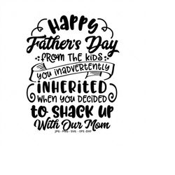 Gift for Stepdad, Printable Gift, Fathers Day Gift, Happy Fathers Day, For Step Dad, From Daughter, Svg Files for Cricut