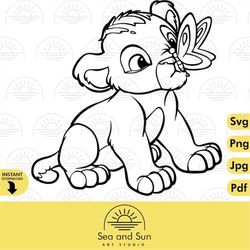 The Lion King Vector Svg, Simba Disneyland Ears Svg, Png  The Lion King  Clip art Files For Cricut jpg clipart ears, t s