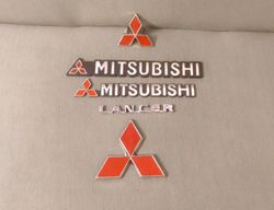 Mitsubishies Lancer 5 PIECE EMBLEM