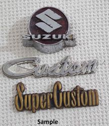 Suzuki Custom Set Car Emblem