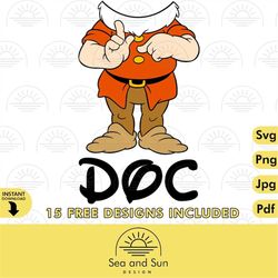 Costume Doc Dwarf, Vacay Mode Svg, Family Trip Svg, Magical Kingdom Svg Family Vacation Svg Files for Cricut Sublimation