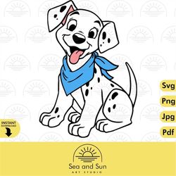 101 Dalmatians Dog Svg Clip art Files, Dalmatians Head, Disneyland Ears, Digital, Download, Tshirt, Cut File, SVG, Iron