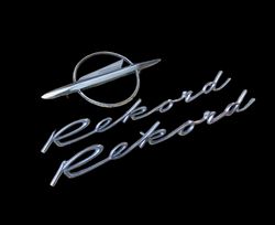 Opel Rekord Set Of 3 Piece Emblem