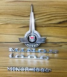 Morris Minor 4 Piece Emblem Set