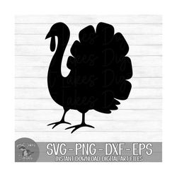 Thanksgiving Turkey - Instant Digital Download - svg, png, dxf, and eps files included!