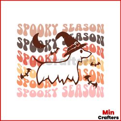 Halloween Dachshund Spooky Season SVG Graphic Design File