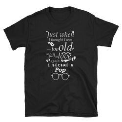 I Became Pop To Be Grandpa Shirt Baby Reveal Shirt New Grandpa Shirt Fathers Day Shirt Gift