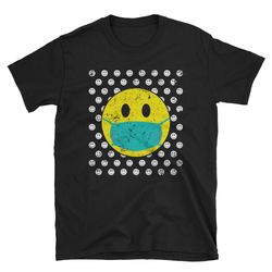 Cute Funny Nurse Emoji Shirt Scrubs Mask Surgical Nurse OR ER Nurse Shirt Nurse Novelty Gift Tshirts