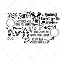 For Santa Png, Santa Cookie, Santa Cookie Tray, Place Settings, Christmas Dinner, Santa Svg