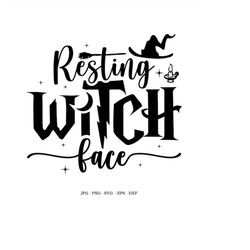 Spooky Halloween, PNG File, Witch Face, Halloween Lover Gift, Halloween Themed, Halloween Svg, Witch Shirt