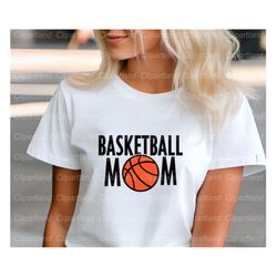 INSTANT Download. Basketball mom t-shirt print lettering design svg cut file. Personal and commercial use. B_3.