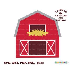 INSTANT Download. Old red barn svg cut file and clip art. Commercial license is included up to 500 uses! Clu_1.
