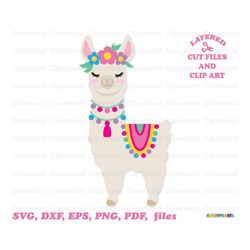 INSTANT Download. Cute llama svg cut file. Personal and commercial use. L_24.