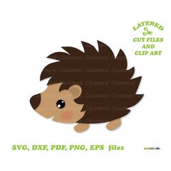 INSTANT Download. Cute little hedgehog svg cut file and clip art. Commercial license is included! H_1.