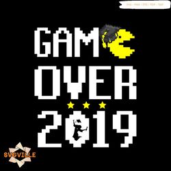 Game Over 2019 School Video Gamer Graduation Cute Svg, Game Svg