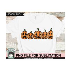 Jack o Lanterns SUBLIMATION design PNG, Pumpkin png file, Pumpkin sublimation designs, Fall, Autumn, Halloween, Thanksgi