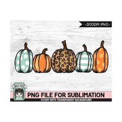 Pumpkin SUBLIMATION design PNG, Leopard Pumpkin png file, Patchwork Pumpkin PNG sublimation designs, Fall, Autumn, Hallo