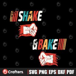 Shake and Bake Matching July 4th SVG Cutting Digital File
