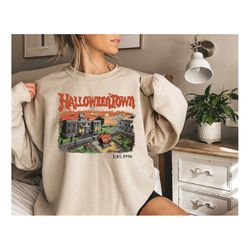 Halloween Town Est 1998 Sweatshirt, Vintage Halloweentown Sweatshirt, Pumpkin Halloweentown Shirt, Halloween Party,Gift