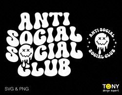 2 Bundle, Anti Social Social Club Svg Png, Antisocial Svg, T