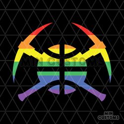 Denver Nuggets NBA Logo Pride SVG Cutting Digital File