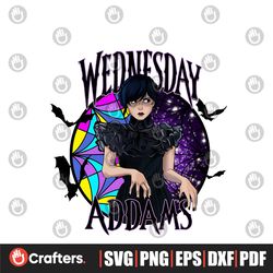 Addams Family Wednesday Addams PNG Sublimation Download