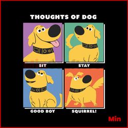 Disney Pixar Up Dug Thoughts Of Dog SVG Cutting File